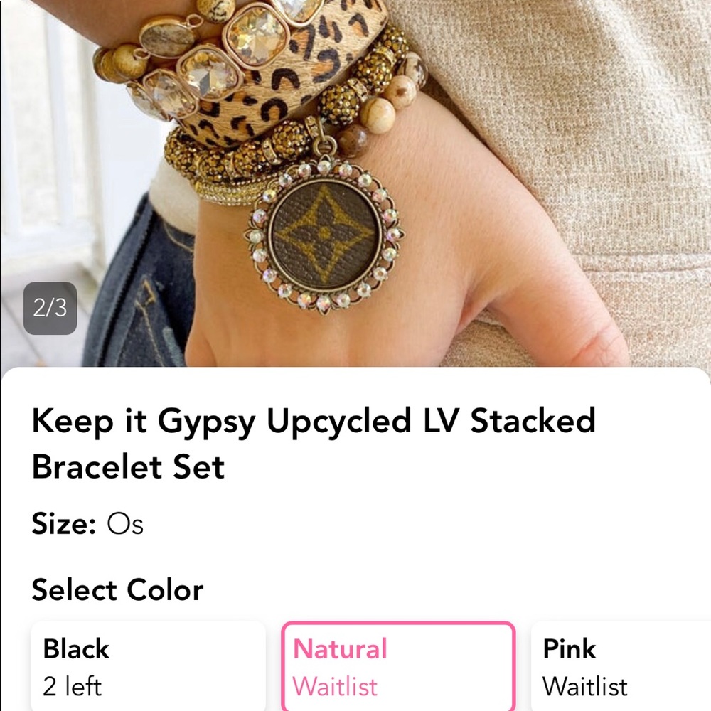Designer inspired bracelet set
